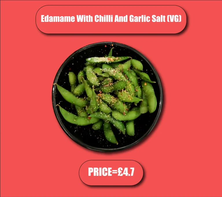 Edamame With Chilli And Garlic Salt (VG)