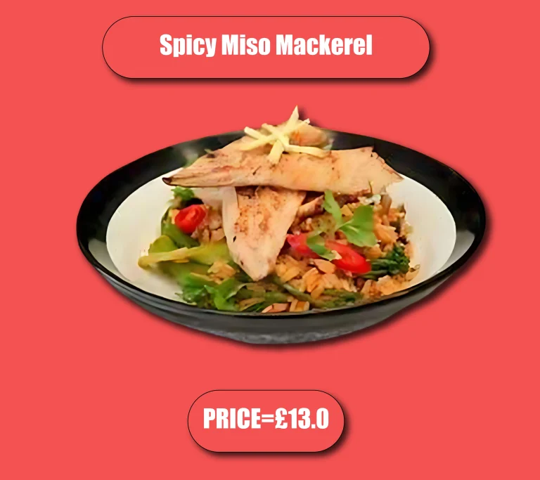 Spicy Miso Mackerel