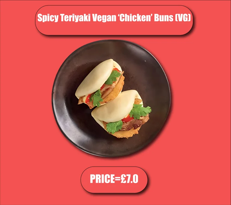 Spicy Teriyaki Vegan ‘Chicken’ Buns (VG) wagamama