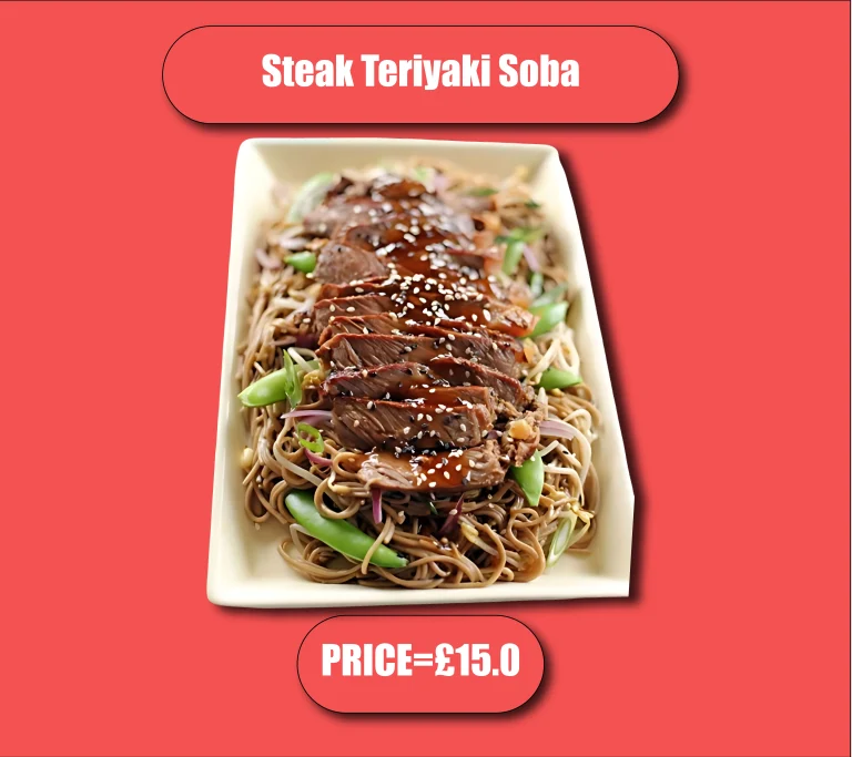 Steak Teriyaki Soba