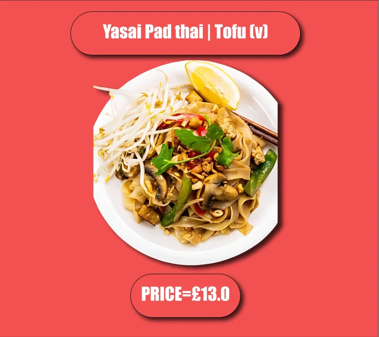 Yasai Pad thai Tofu (v)