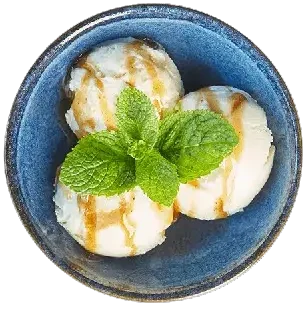 Miso caramel ice cream