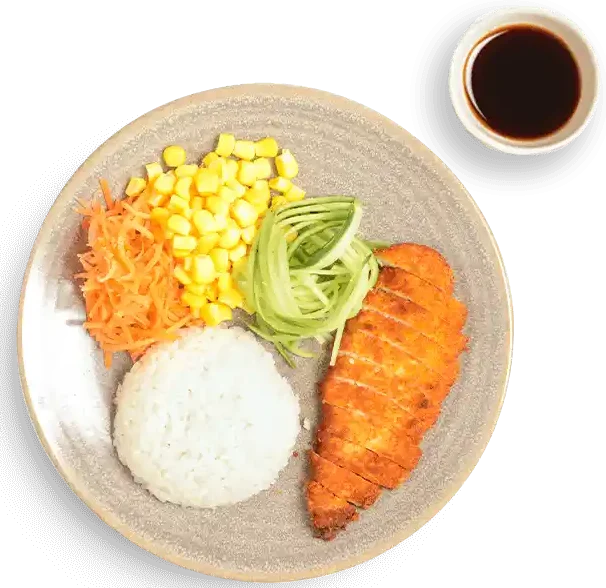 mini chicken katsu with amai sauce