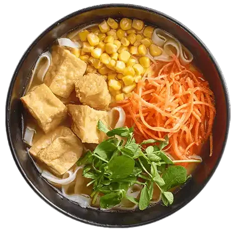 mini yasai ramen | rice noodles